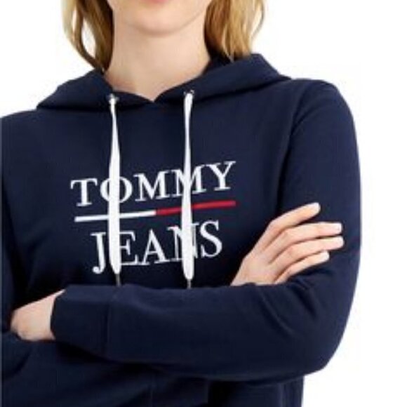 Tommy Hilfiger Womens Long Sleeve Hoodie Large - Picture 1 of 10